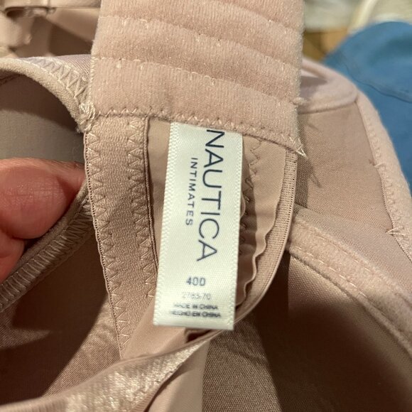 Nautica Intimates Light Pink Bra 40D | Seamless Underwire T-Shirt Bra Molded Cup - Picture 3 of 4